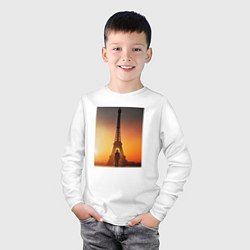 Лонгслив хлопковый детский Джон Уик в Париже, цвет: белый — фото 2