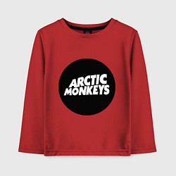 Лонгслив хлопковый детский Arctic Monkeys Round, цвет: красный