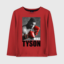 Лонгслив хлопковый детский Mike Tyson, цвет: красный