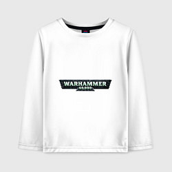 Лонгслив хлопковый детский Warhammer 40 000, цвет: белый