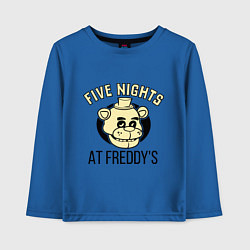 Лонгслив хлопковый детский Five Nights At Freddy's, цвет: синий