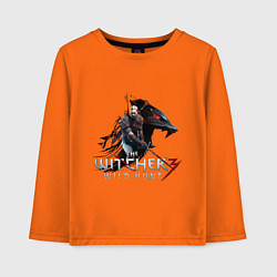 Лонгслив хлопковый детский The Witcher 3, цвет: оранжевый