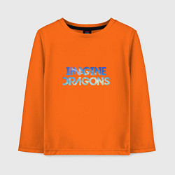 Лонгслив хлопковый детский Imagine Dragons: Clear Sky, цвет: оранжевый