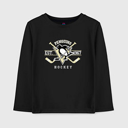 Детский лонгслив Pittsburgh Penguins: Est.1967
