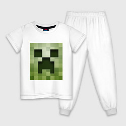 Детская пижама Мinecraft creeper