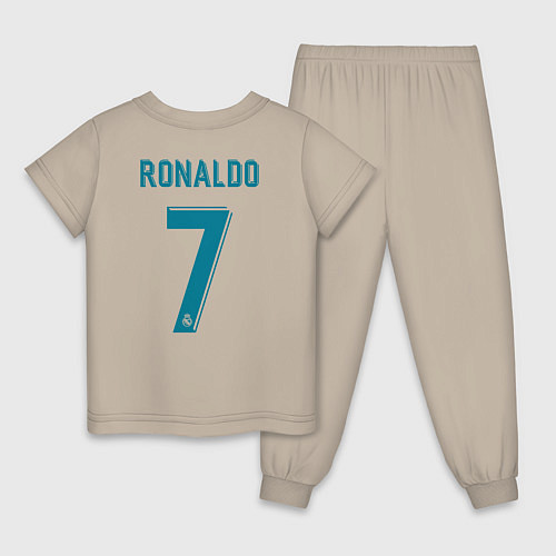 Детская пижама Real Madrid: Ronaldo 07 / Миндальный – фото 2