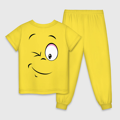 Детская пижама Позитив со всех сторон / Желтый – фото 2