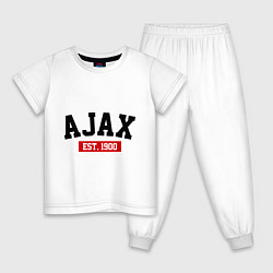 Детская пижама FC Ajax Est. 1900