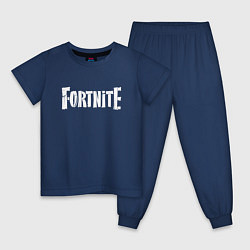 Пижама хлопковая детская Fortnite, цвет: тёмно-синий