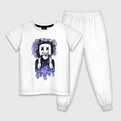 Пижама хлопковая детская Marshmello: Space Boy, цвет: белый