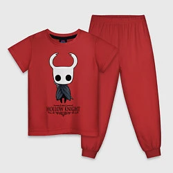 Пижама хлопковая детская Hollow Knight, цвет: красный