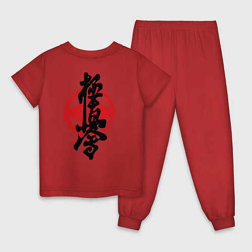 Детская пижама Киокушинкай / Красный – фото 2