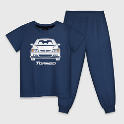 Пижама хлопковая детская Honda Torneo, цвет: тёмно-синий