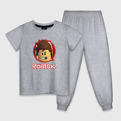 Пижама хлопковая детская ROBLOX, цвет: меланж