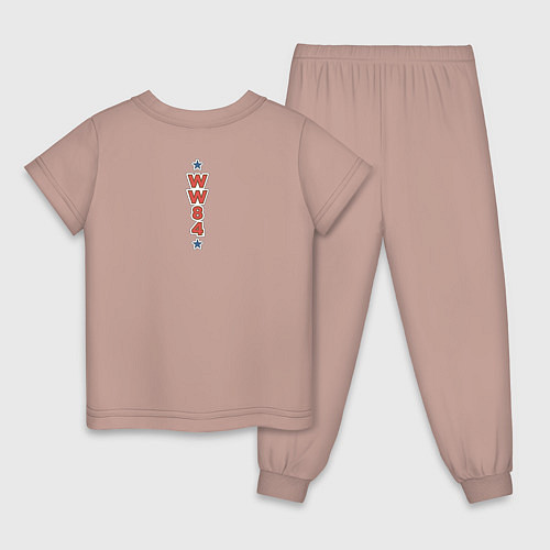 Детская пижама WW 84 / Пыльно-розовый – фото 2