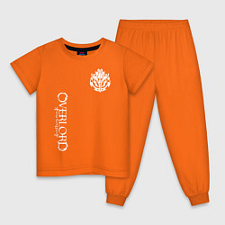Пижама хлопковая детская OVERLORD, цвет: оранжевый
