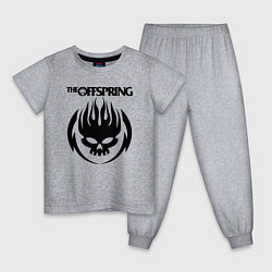 Пижама хлопковая детская THE OFFSPRING, цвет: меланж