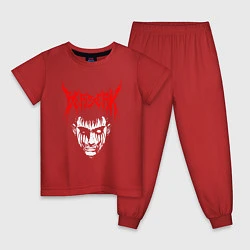 Пижама хлопковая детская BERSERK, цвет: красный