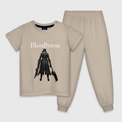 Пижама хлопковая детская Bloodborne, цвет: миндальный