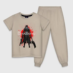 Пижама хлопковая детская Bloodborne, цвет: миндальный