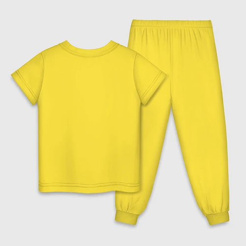 Детская пижама Fall Guys Death stranding / Желтый – фото 2