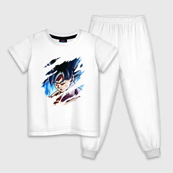 Пижама хлопковая детская Dragon Ball, цвет: белый