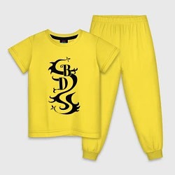Пижама хлопковая детская BD ТОКИЙСКИЕ МСТИТЕЛИ, цвет: желтый