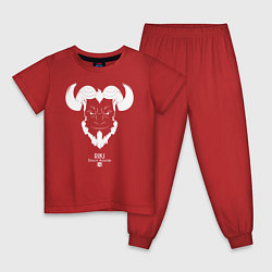 Пижама хлопковая детская Riki stealth assassin из dota 2, цвет: красный