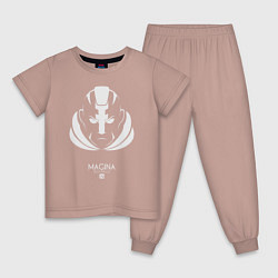 Пижама хлопковая детская Anti-Mage из Доты 2 Magina, цвет: пыльно-розовый