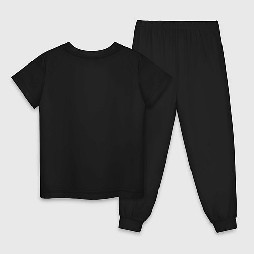 Детская пижама Лиса-модница / Черный – фото 2