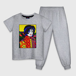 Пижама хлопковая детская Ромеро Бритто Майкл Джексон, цвет: меланж