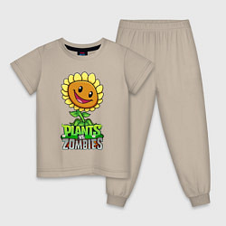 Детская пижама Plants vs Zombies Подсолнух