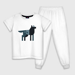 Детская пижама Wolf Minimalism