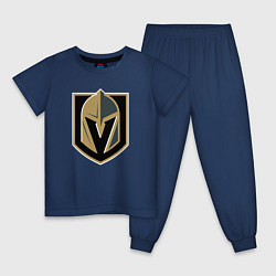 Пижама хлопковая детская Vegas Golden Knights , Вегас Голден Найтс, цвет: тёмно-синий