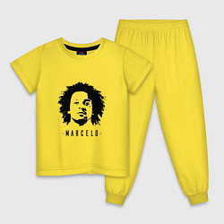 Пижама хлопковая детская Real - Marcelo, цвет: желтый