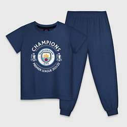 Детская пижама Manchester City Champions 2122