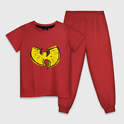 Пижама хлопковая детская Style Wu-Tang, цвет: красный