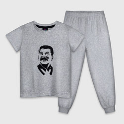 Пижама хлопковая детская Joseph Stalin, цвет: меланж