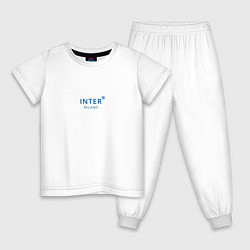 Пижама хлопковая детская FC Inter - Target 202223, цвет: белый