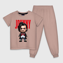 Детская пижама Johnny Depp - cool dude - pop art