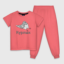 Детская пижама Курлык голубь