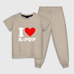 Детская пижама Я люблю k-pop