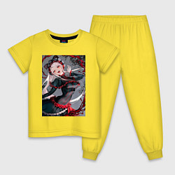 Пижама хлопковая детская Повелитель Шаллтир Бладфоллен, цвет: желтый