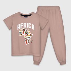 Детская пижама African mood