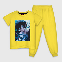 Пижама хлопковая детская Ванитас мемуар, цвет: желтый