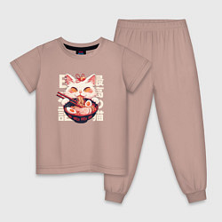 Детская пижама Ramen and cat japan style