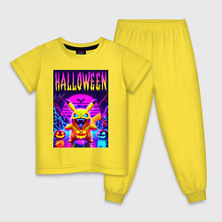 Детская пижама Pikachu - halloween vaporwave