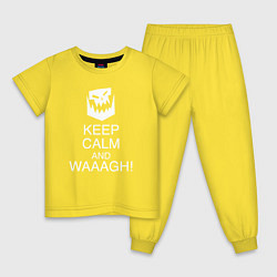 Детская пижама Warhammer keep calm and waaagh