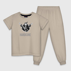 Детская пижама Hardcore will never die