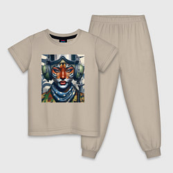 Детская пижама Tigress girl military pilot